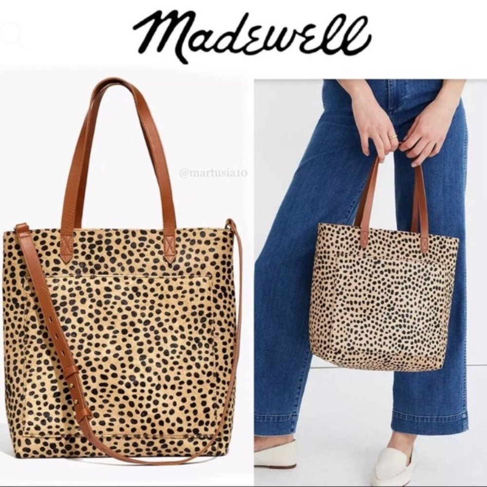 NWT!! Madewell Medium Transport Calf Hair Tote